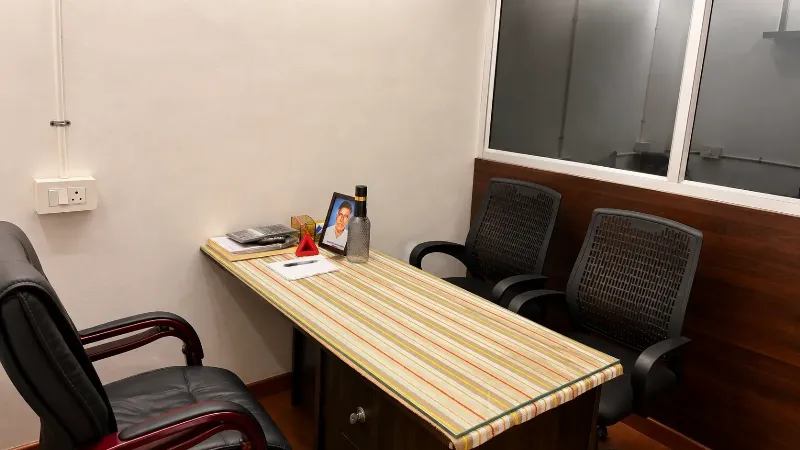Kalishan Capital customer consulting lobby area in Karaikudi